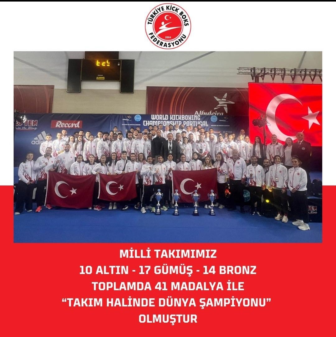 KİCKBOKS MİLLİ  TAKIMIMIZDAN TARİHİ ZAFER.
TAKIM HALİNDE DÜNYA ŞAMPİYONUYUZ. 
🇹🇷🇹🇷👏🏼👏🏼🇹🇷🇹🇷
<a href="/salimkayici/">Salim KAYICI</a> 
<a href="/hamzayerlikaya/">Hamza Yerlikaya 🇹🇷</a> <a href="/OA_BAK/">Dr. Osman Aşkın Bak</a>