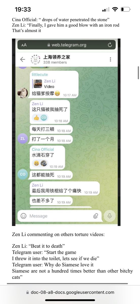 Tom97An's tweet photo. And more evidence that Zhenfei li from: 1750 Waverly Cv, Alpharetta, GA 30004-0669
IS A CAT TORTURER  
He also goes under the name Zen Li. #Georgia #Atlanta https://t.co/rcvQopCoi4