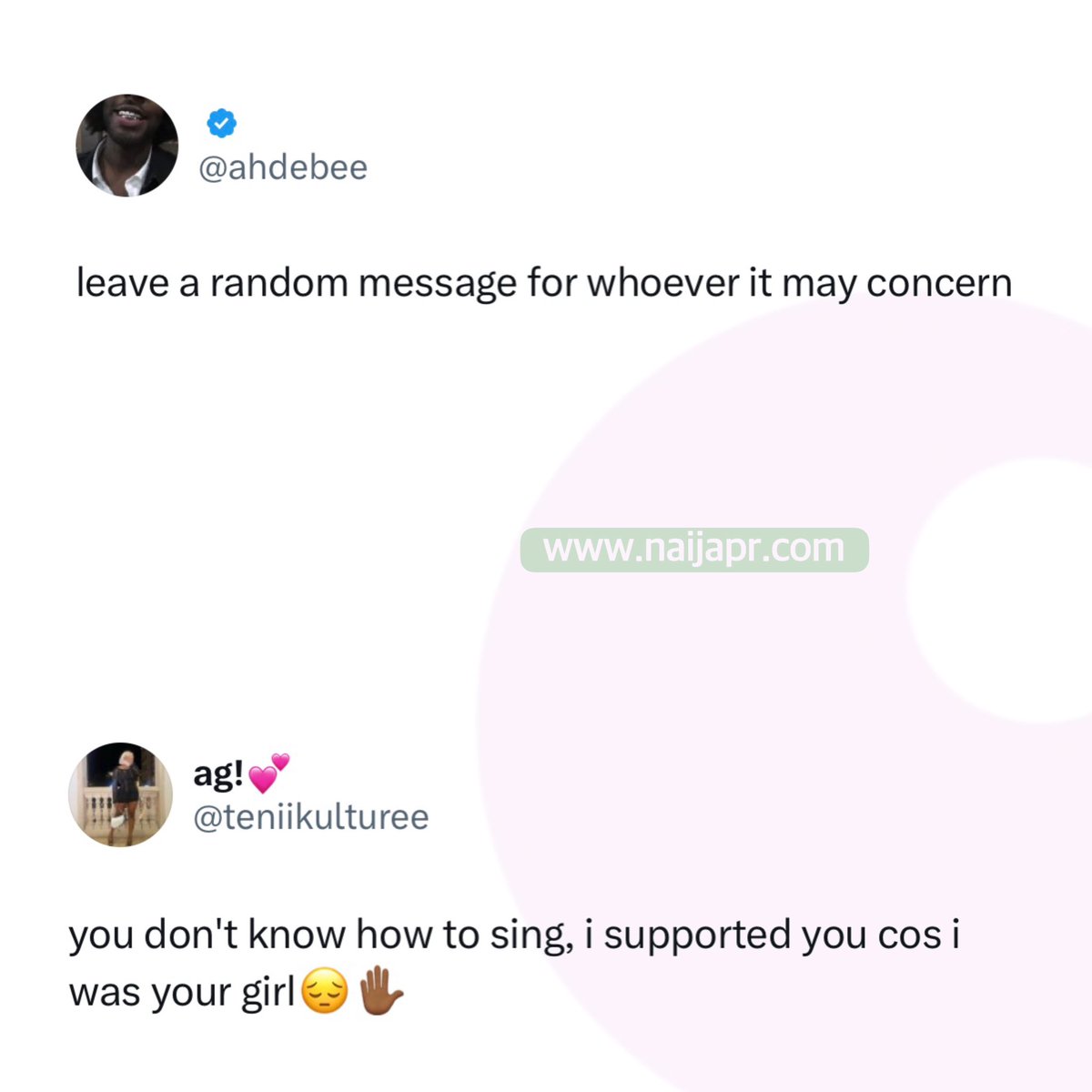 Naija tweet media