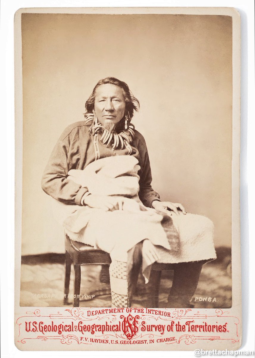 This is my great great great great grandpa Chief Iron Whip in 1858. He was my age before he or any of my other Ponca ancestors first heard about the specifics of the Christian religion. And he rejected those foreign beliefs once he did. I often think of this—that’s not long ago!