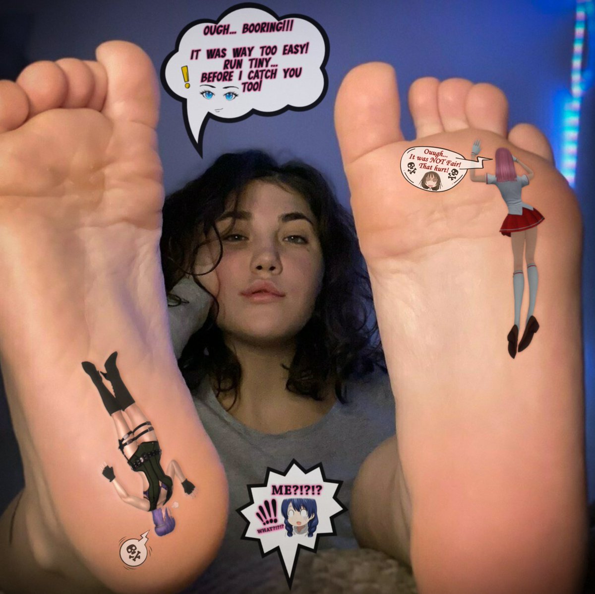 FlattenTinyRick's tweet photo. She is faster then you! ...Wanna try to run from her? 😈

#giantess #soles #feetcontent #feet_pic #feet #FeetPicture #feetworshi̇p https://t.co/52Cw2FtOnE