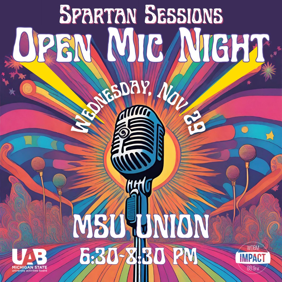 Calling all comics, musicians, magicians and more!  Join UAB and The Impact 89 FM for Open Mic Night - Food and refreshments available while supplies lasts!