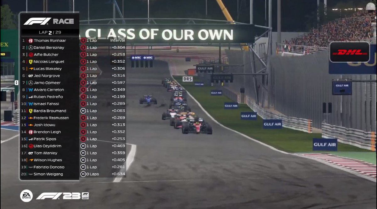 Os pilotos de Softs que não se livrarem rapidamente do Broumand irão perder o comboio dos líderes. Por outro lado, se o Ferrari se mantiver no ritmo dos líderes, estará numa posição muito forte

#F1Esports