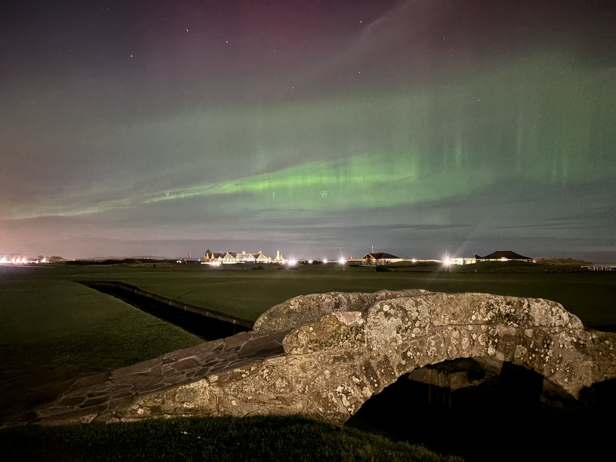pmulvgolf's tweet photo. Parked up the car tonight and what a sight @TheHomeofGolf https://t.co/Bht5sFbRHL