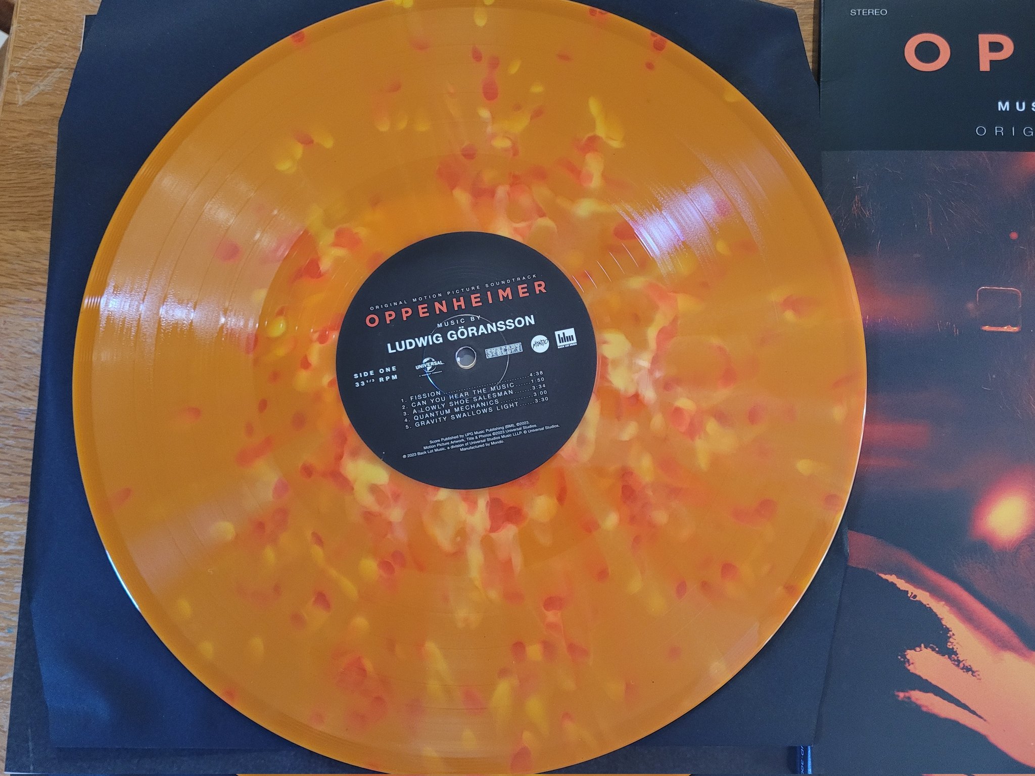 Mike McGranaghan on X: The vinyl OPPENHEIMER soundtrack is seriously cool  looking.  / X