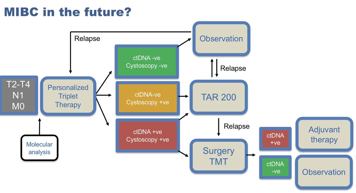 Treatment for muscle invasive bladder cancer will change if the ongoing R3s are +ve. Neoadjuvant IO/ADC combination, bladder sparing approaches, intravesical therapy (TAR200) &amp; ctDNA will improve outcomes and spare patients unnecessary treatments. This is the next chapter IMO.