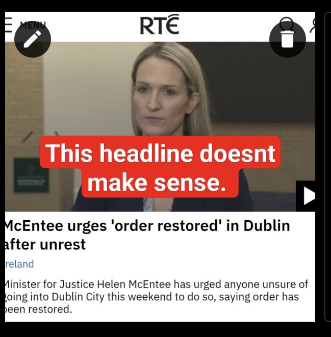 thomasjohnkenny's tweet photo. I wonder is it the AI that is automatically generating RTE's headlines now... #politics #media https://t.co/wRUMrtyhF2