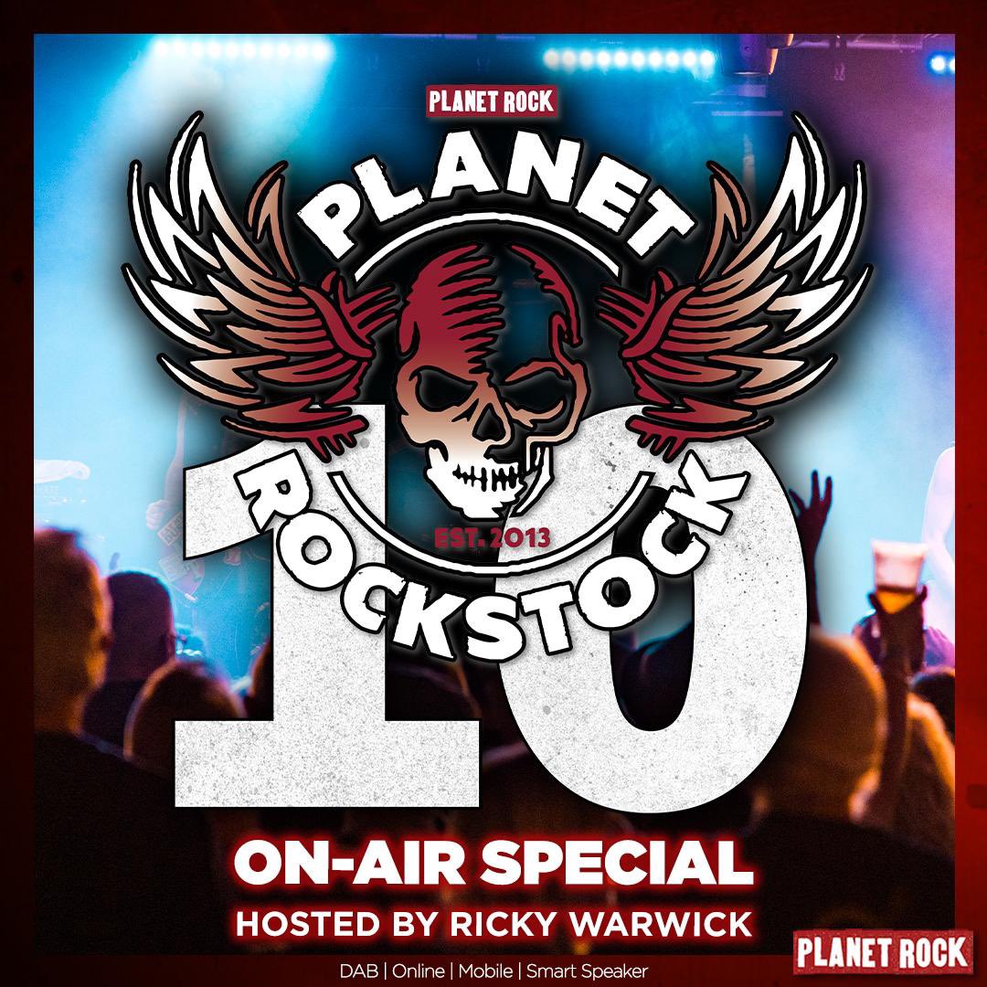 💀 10 years of Planet Rockstock 💀

Tune in as Ricky Warwick hosts a 1 hour special of highlights from a decade of Planet Rockstock, ft. interviews with Joe Elliott, Bernie Marsden, Mick Box + more!

🔊 Sunday 7pm &amp; on-demand after
planetrock.com | DAB | speaker | app