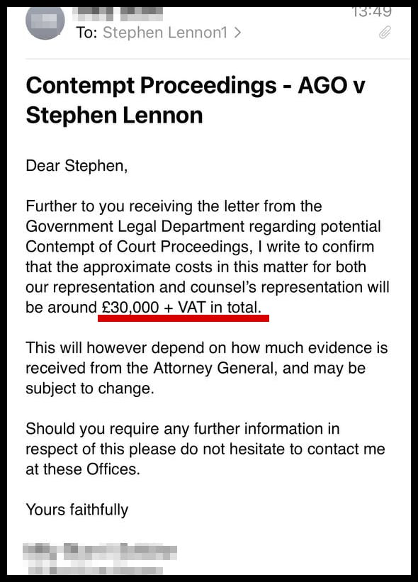 Support me and my legal fund here - urbanscoop.news/supportus/

This latest case against me for a film I produced which was leaked and now which i am being dragged back into court over will cost at least £30000 plus VAT, so £36000, at the very least.

For the film SILENCED which