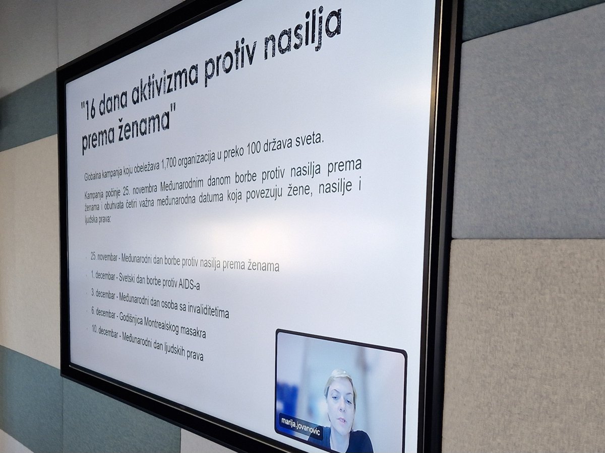 📢Povodom 25. novembra - Međunarodnog dana borbe protiv nasilja nad ženama <a href="/ncr_voyix/">NCR Voyix</a> <a href="/ncratleos/">NCRAtleos</a> <a href="/NinaCapric/">Nina Čaprić</a> organizovali su radionice gde smo posebno razgovarali o rodno zasnovanom nasilju u digitalnom prostoru. 
<a href="/UNFPASerbia/">UNFPA in Serbia</a>
#NoExcuse #16daysofactivism #lifeatncratleos