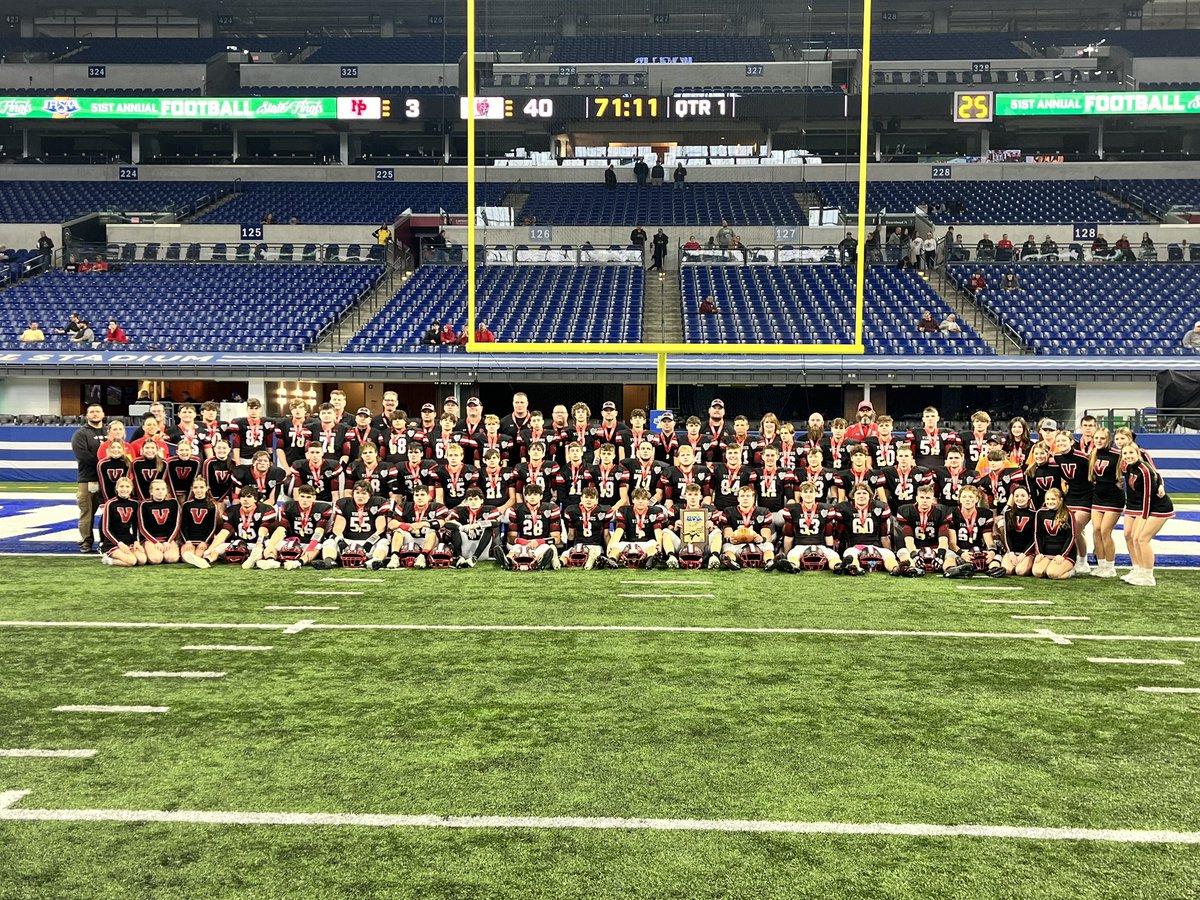 Congratulations to the North Posey Vikings, the 2023 Class 2A Football State Runner-up! 🔴⚫️🥈🏈
<a href="/AthleticsNp/">NP Athletics</a>