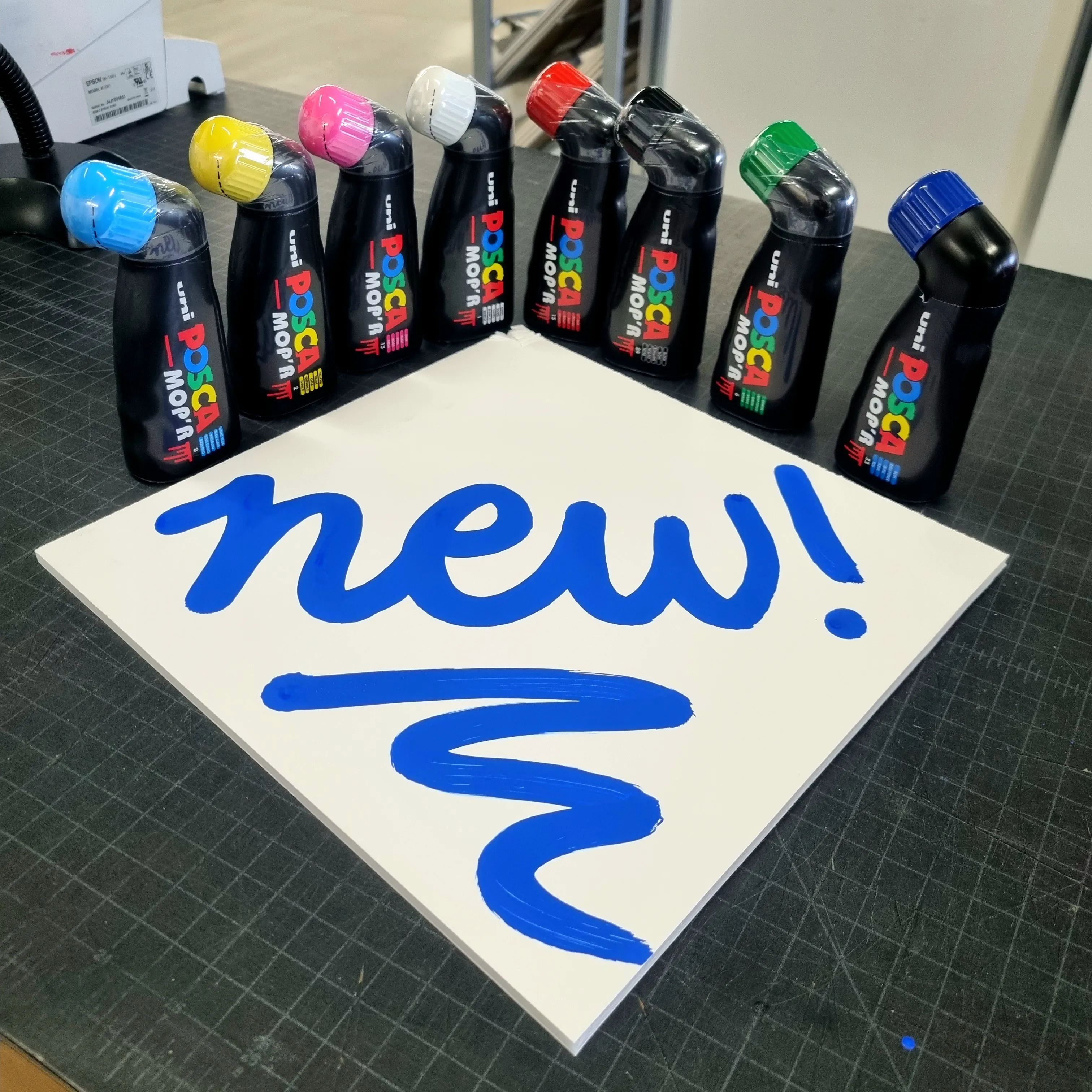Artists Emporium on X: POSCA MOP'R 🎨✨ With a range from 3mm to 19mm, this  giant-tip wonder lets you experiment with endless effects. From fine lines  to dramatic drips, stamps to splashes