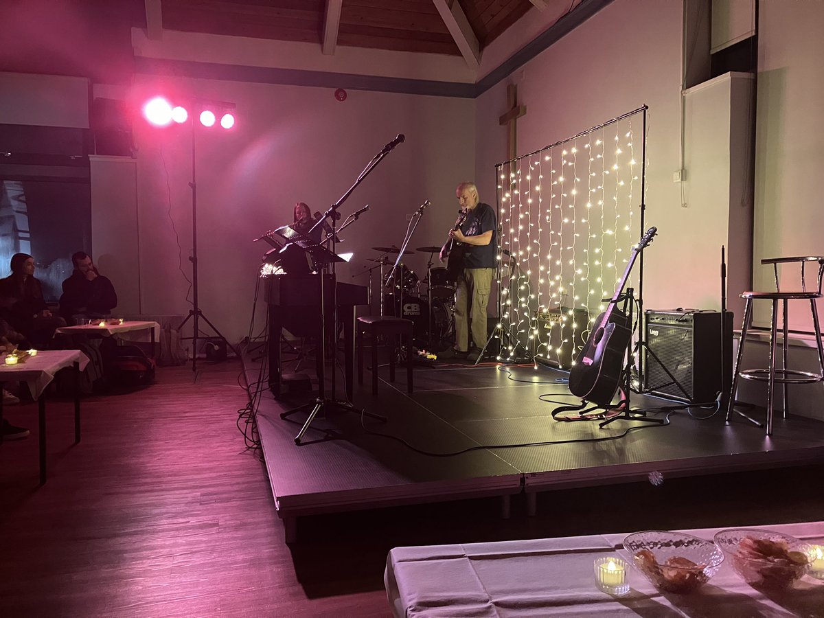 Open Mic night at church tonight, great to be here and don’t worry I’m not performing