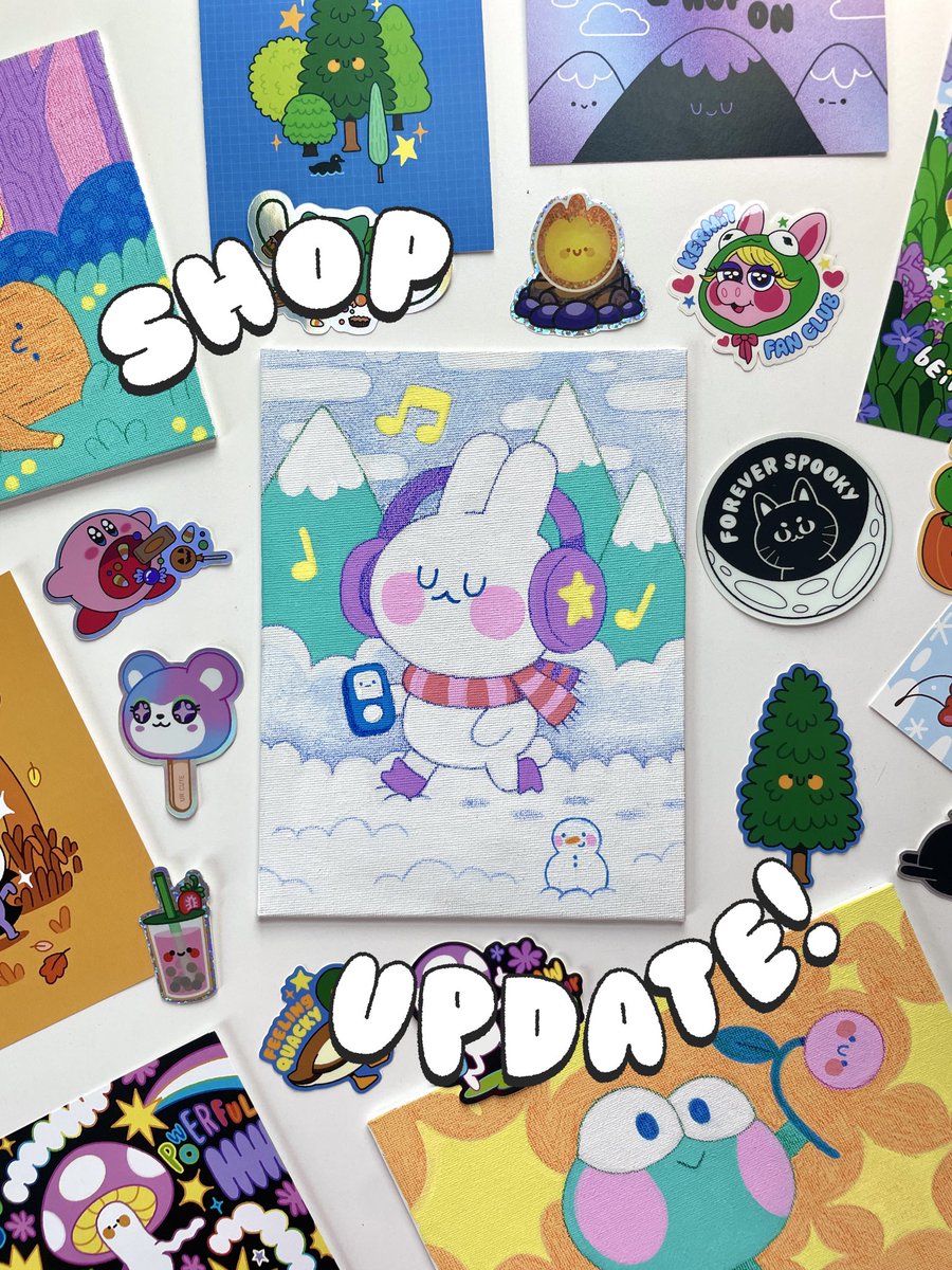 my last sh0p update of the year is live!
🐸 ummmheather.com 🍄