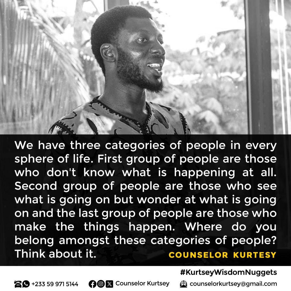 CounselorK's tweet photo. counselorkurtsey
#coach
#coaching
#mentor
#mentoring
#relationships
#motivation
#teach
#teaching 
#KurtseyWisdomNuggets https://t.co/sSdmBYYtxc
