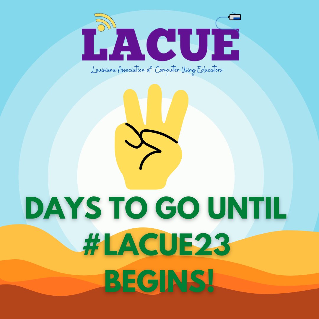 lacueorg's tweet photo. #LACUE23 is in 3 days!!!
https://t.co/a4E3dnyGKM https://t.co/PQ1JMBnQVj