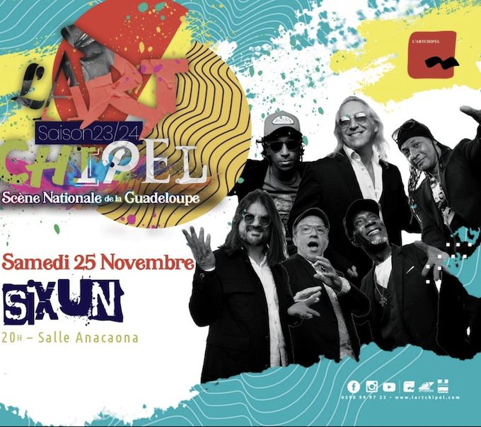jp_como's tweet photo. après un magnifique concert hier à Fort de France au Martinique Jazz Festival, nous jouerons ce soir samedi 25/11/2023 à Basse Terre - L'Artchipel Scène Nationale de Guadeloupe #ontour #Jazz #live #Sixun #music #livemusic #groove #jazzfusion #keyboard #jeanpierrecomo #martinique https://t.co/ZYi4Ni7wtu