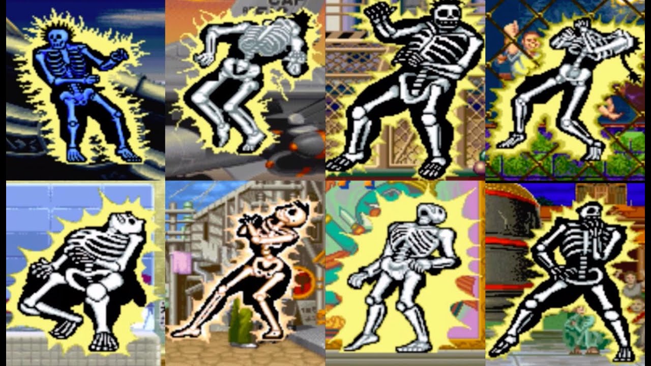 Electrocuted Skeleton Shocked Skeleton Skeleton Sticker