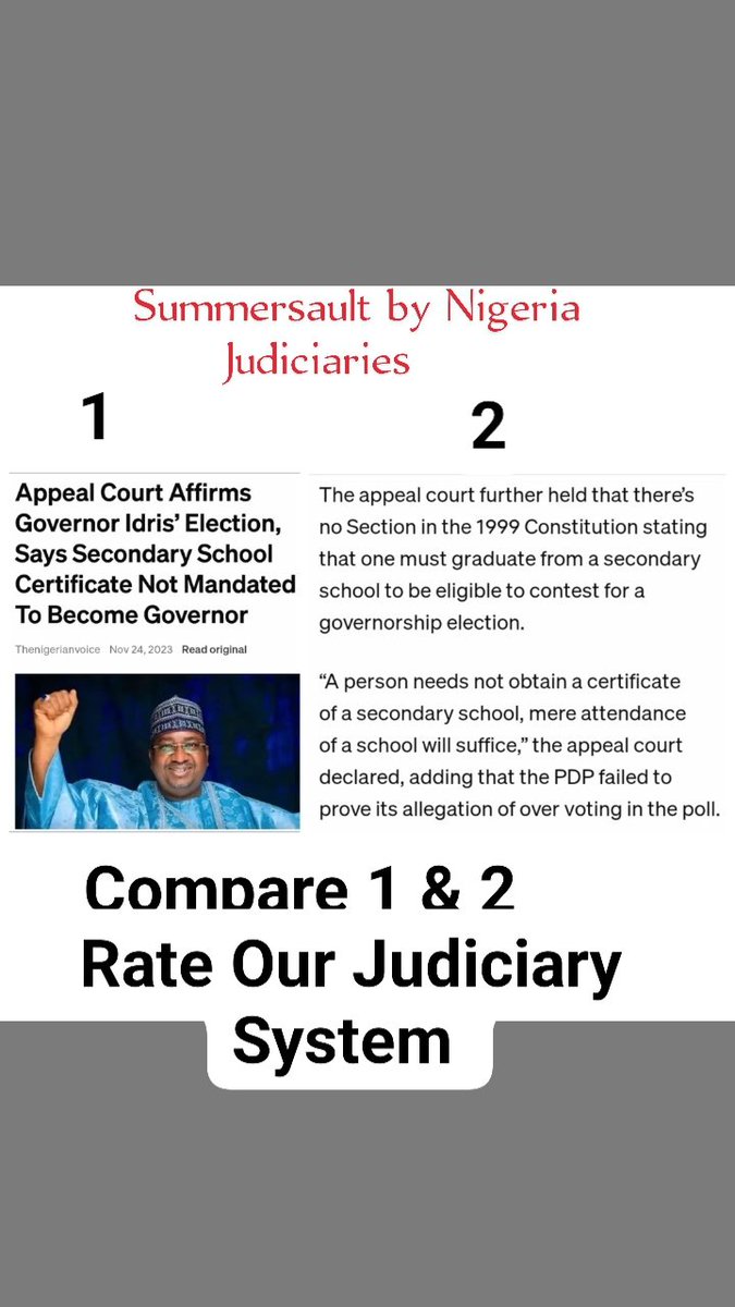 danielueyisi's tweet photo. Are there still courts of competent jurisdiction in Nigeria Or courts of competent assault https://t.co/Hbs2WcsRQn