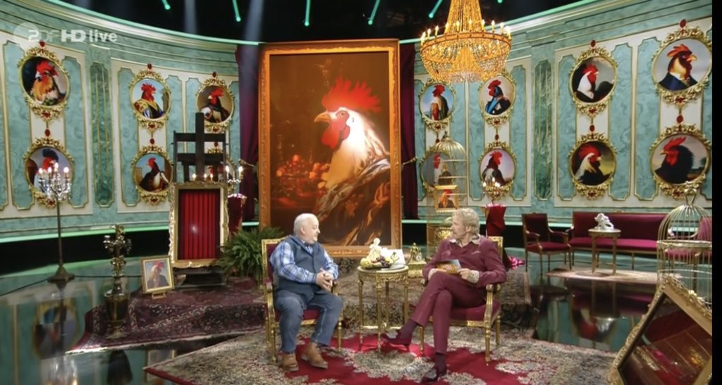 Exakt so stelle ich es mir Gottschalks Einrichtung zuhause vor. #Wettendass