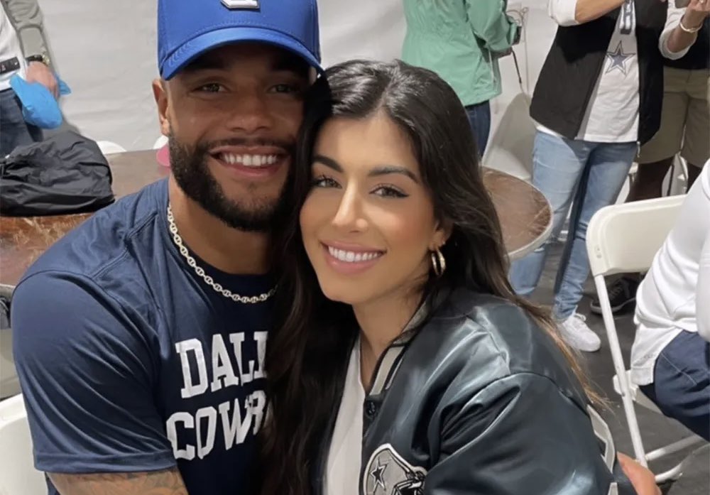 DallasTexasTV's tweet photo. Dallas Cowboys QB Dak Prescott &amp; Girlfriend Sarah Jane Ramos announce that they are having a baby https://t.co/gi6AddvUvq