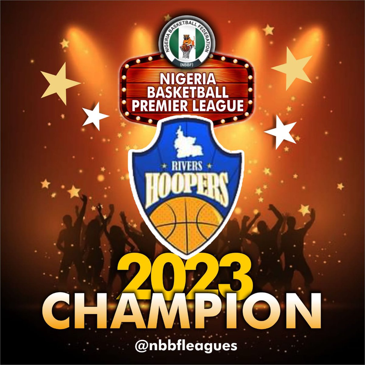 Congratulations Hoopers! @RiversHoopers Champions of the Men's Premier Basketball League. They have clinched the ticket to the #BAL @thebal proper
