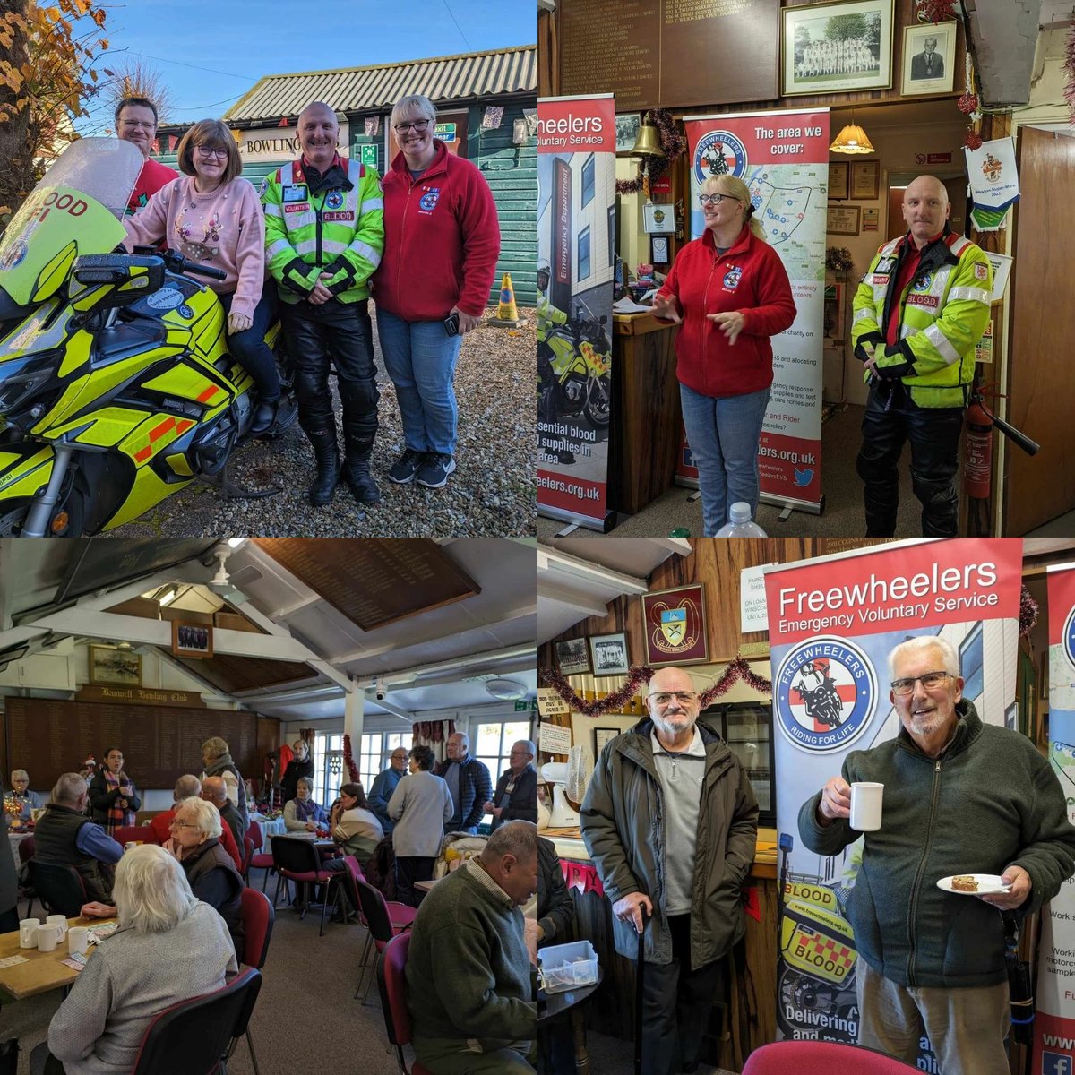 Thank you 🙏 to Chris the New Banwell Bowls Club Captain for choosing <a href="/FreewheelersEVS/">Freewheelers EVS</a> as your charity this coming year. Megs &amp; i were made to feel welcome at your coffee &amp; cake morning this morning &amp; the £400 you raised was an amazing start of your fundraising journey for us 🙏
