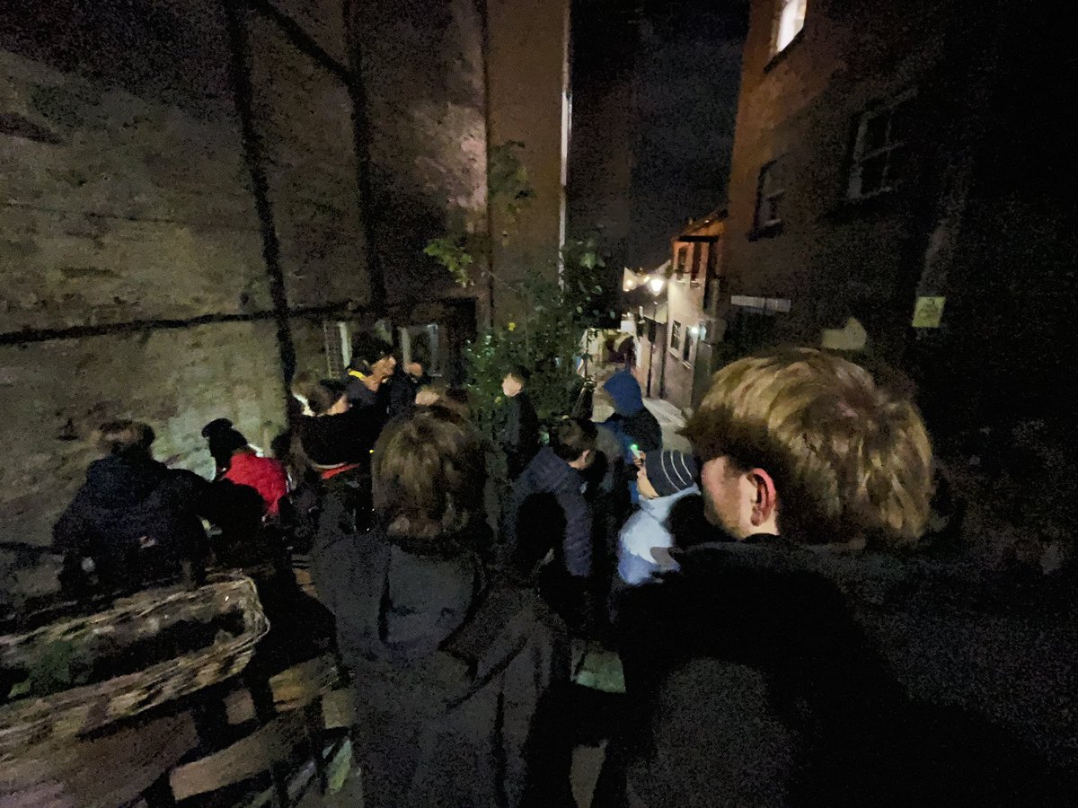 1st_Washington's tweet photo. Scouts enjoyed a spookily good time around Durham last night thanks to Durham Ghost Walk 👻 https://t.co/bIR6fFJutH
