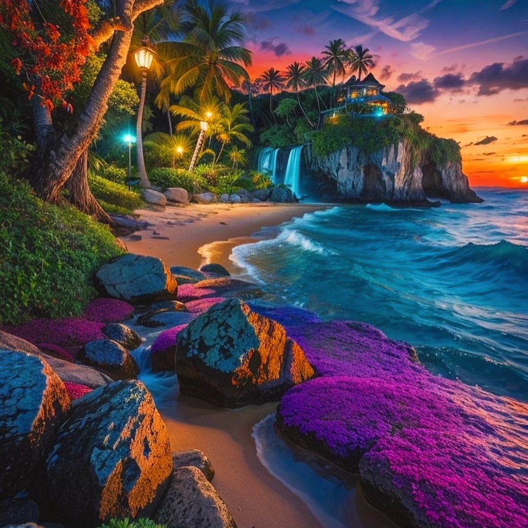 The cold pool reflects the white moon, and the autumn rain covers the moss