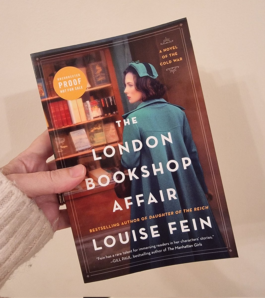 Really looking forward to reading this! Thank you @Harper360UK
@WmMorrowBooks and @FeinLouise for this gorgeous proof copy of #TheLondonBookshopAffair 
Published 29th February 
#books #bookbloggers #bookX