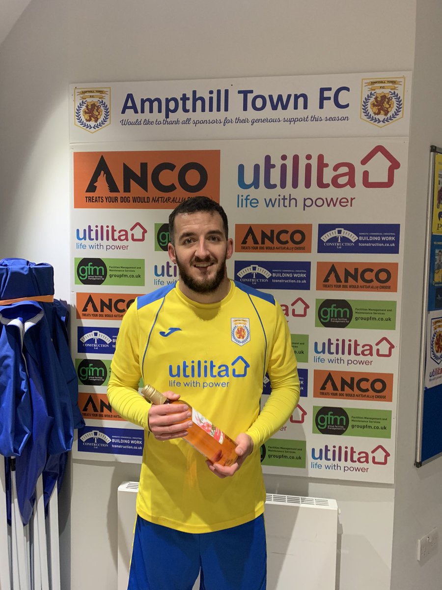 Ampthill Town FC (@ampthillfc) on Twitter photo Congratulations to Phil <a href="/Draycott11/">Phil Draycott</a> who won the MotM award today, a great performance at LB with a clean sheet, an assist and a great strike from a free kick for the Amps 3rd goal to wrap up the points. ๐๐ผ๐๐๐ <a href="/Anco_Ltd/">Anco Dog Treats</a> <a href="/UtilitaFootball/">Utilita Football</a> Congratulations to Phil <a href="/Draycott11/">Phil Draycott</a> who won the MotM award today, a great performance at LB with a clean sheet, an assist and a great strike from a free kick for the Amps 3rd goal to wrap up the points. ๐๐ผ๐๐๐ <a href="/Anco_Ltd/">Anco Dog Treats</a> <a href="/UtilitaFootball/">Utilita Football</a>