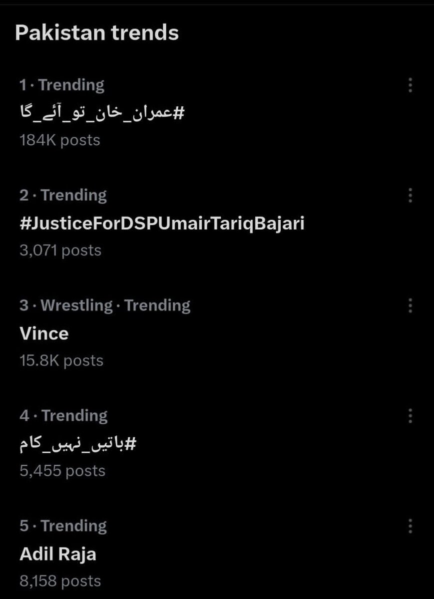 Thank you everyone for your support. It's great to see the support and unity for Dsp UT Umair Tariq Bajari. The fact that the hashtag is trending at number 1 on Twitter shows the power of our collective voice.
#JusticeForDSPUmairTariqBajari