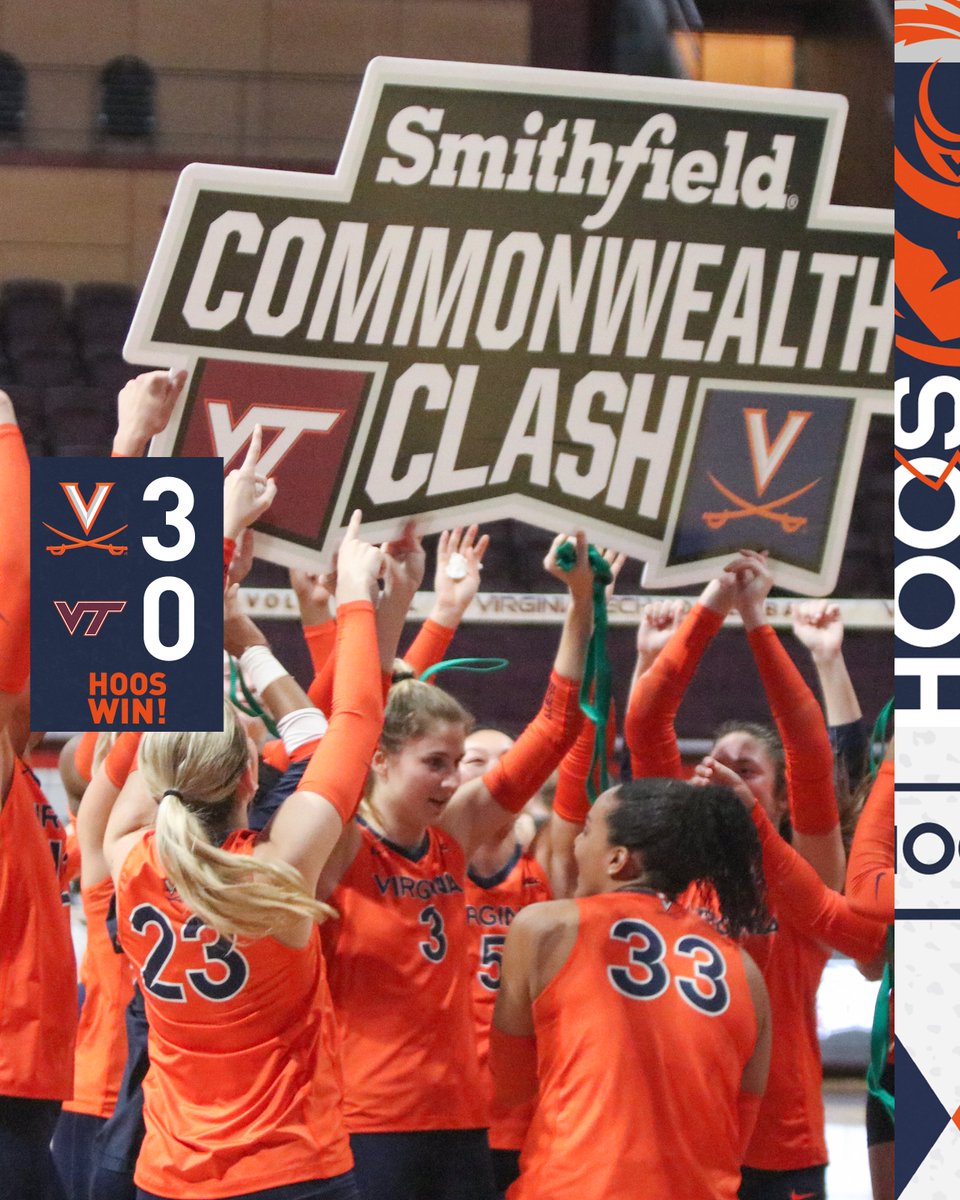 Hoos sweep the Hokies!!! 🧹 

#GoHoos⚔️