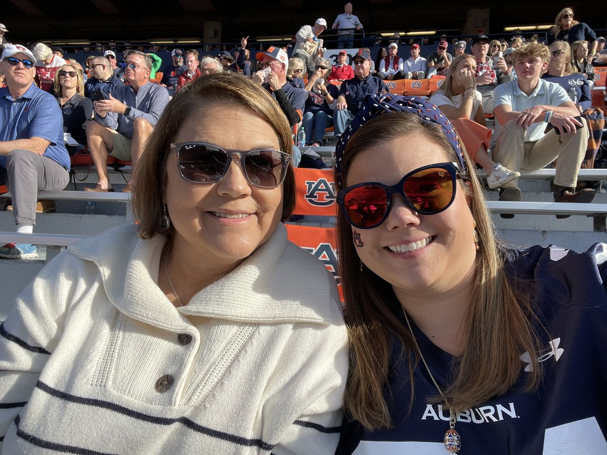 Lar_Lo's tweet photo. Mother daughter iron bowl. It’s a family tradition! #WarEagle #BeatBama https://t.co/PSOAi7kAD8