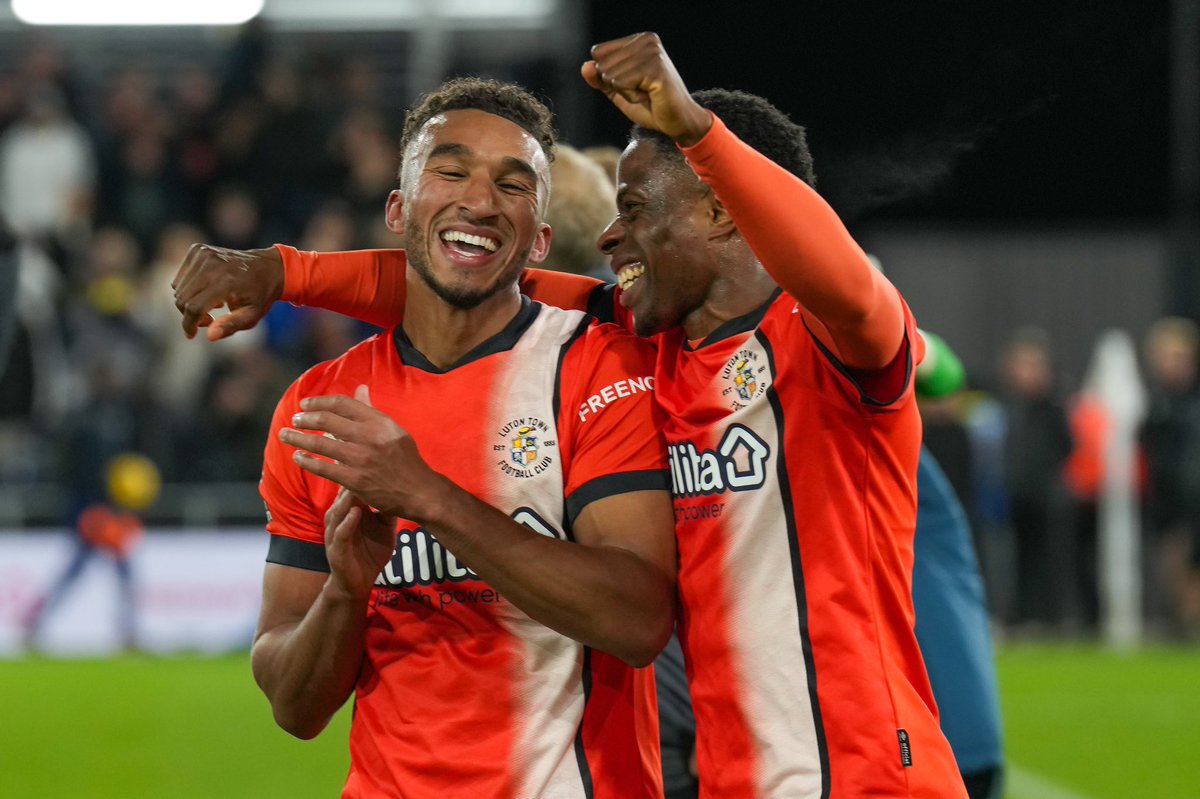 Chiedozie Ogbene (@edozieogbene) on Twitter photo All smiles with an important home win๐
Congrats <a href="/js_browny/">Jacob Brown</a> & <a href="/TedenMengi/">Teden Mengi</a> with your first Prem goals. Only the beginning ๐ช๐พ All smiles with an important home win๐
Congrats <a href="/js_browny/">Jacob Brown</a> & <a href="/TedenMengi/">Teden Mengi</a> with your first Prem goals. Only the beginning ๐ช๐พ