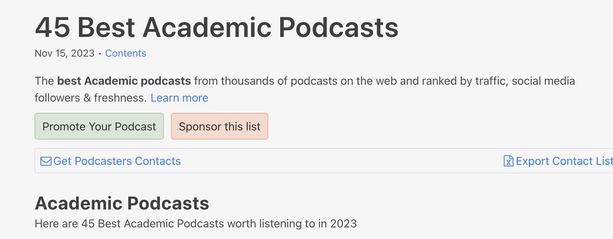 HUGE NEWS!!! 

We are very grateful to say that we have been named one of the top academic podcasts of 2023 at <a href="/FeedspotPodcast/">FeedSpot Podcasts</a>!! Thank you to everyone who has supported the show!! We truly have the best audience. We’ll see y’all in 2024 for the premiere of season 2B! 

#tspapod