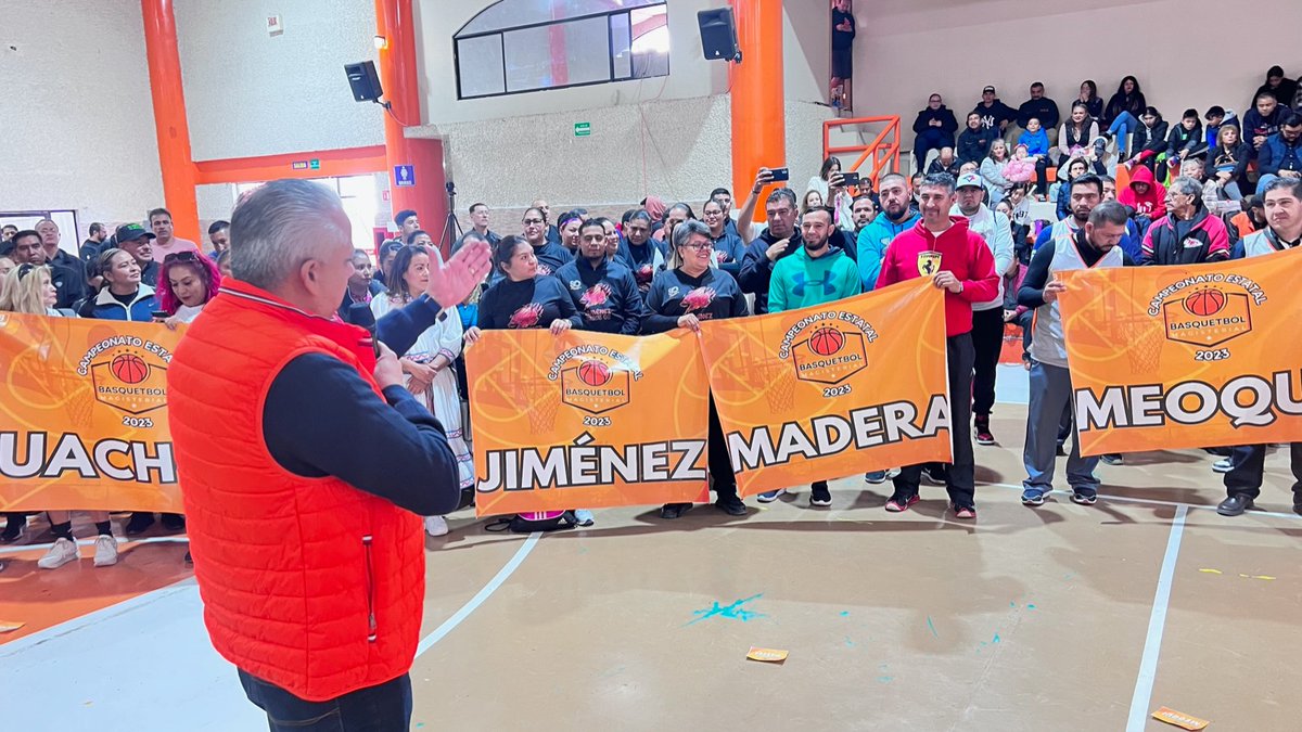 SNTE8's tweet photo. 80AniversarioSNTE ⭐
👉🏻Inaugura la #SECCIÓN8 🏢 del #SNTE 📚 Campeonato Estatal de Básquetbol 🏀.
✔️Más de 250 jugadoras ⛹🏻♀️ y jugadores ⛹️ se reúnen en la Región de Chihuahua.
Nota 📝 https://t.co/1NkDMzSdyA
#OrgulloSNTE
#TanGrandesComoChihuahua https://t.co/AYqIR0pK6o