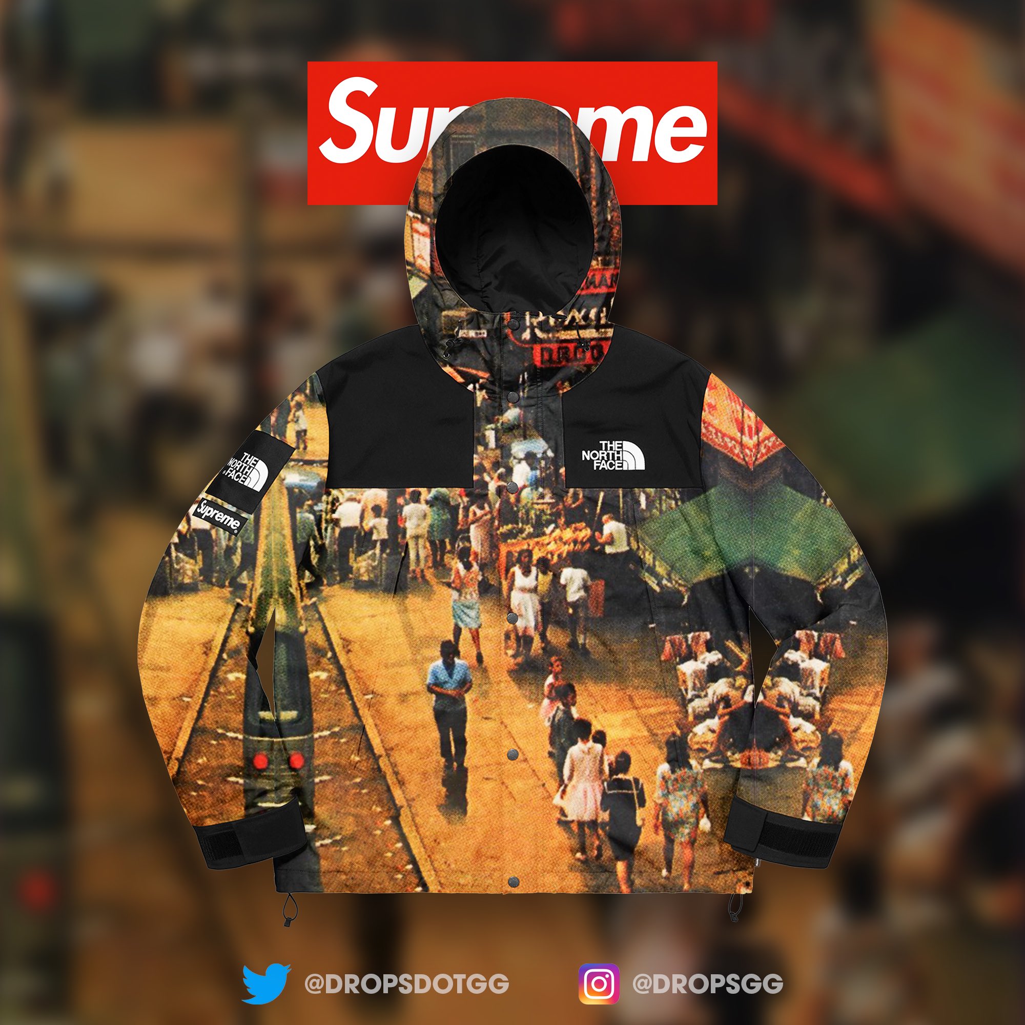 North face top supreme jacket replica
