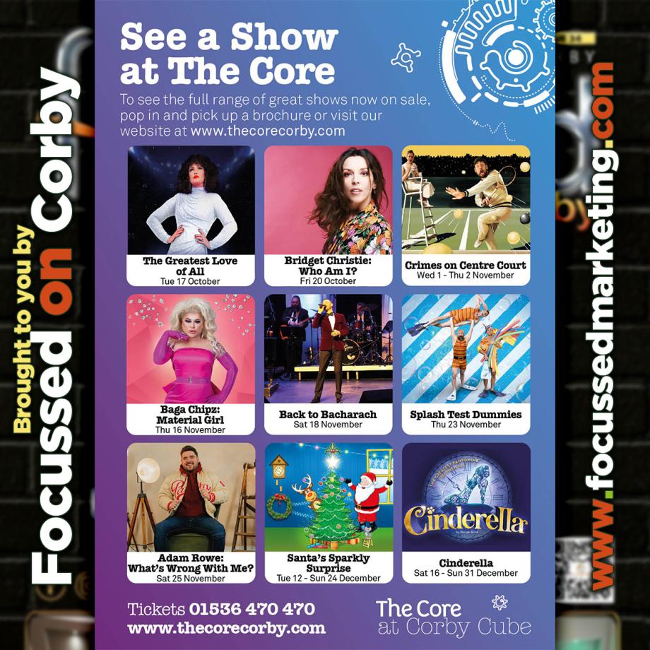 Barbwire_Design's tweet photo. Fantastic entertainment for everyone at The Core at Corby Cube this Winter!
Shows to enjoy with your friends or family :)
#FocussedonCorby #LoveCorby #CommunityMagazine #savings #LocalInformation #CorbyRadio #GrabaBargain #MoneyOff #NorthNorthamptonshire
https://focussedpu... https://t.co/X7gQjvLQm5