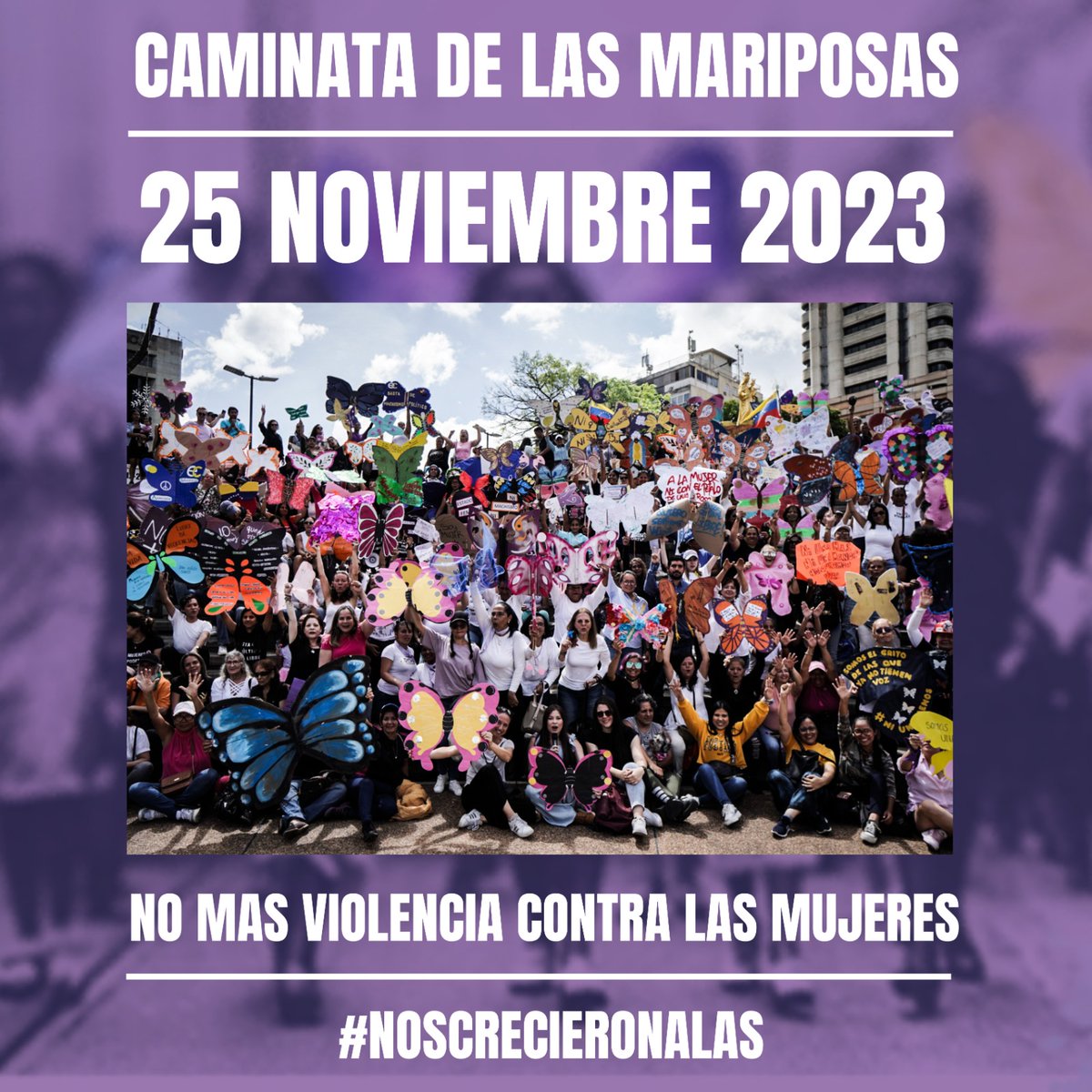 #NiUnaMas #NiUnaMenos #TodasVivas #MarchaDeLasMariposas