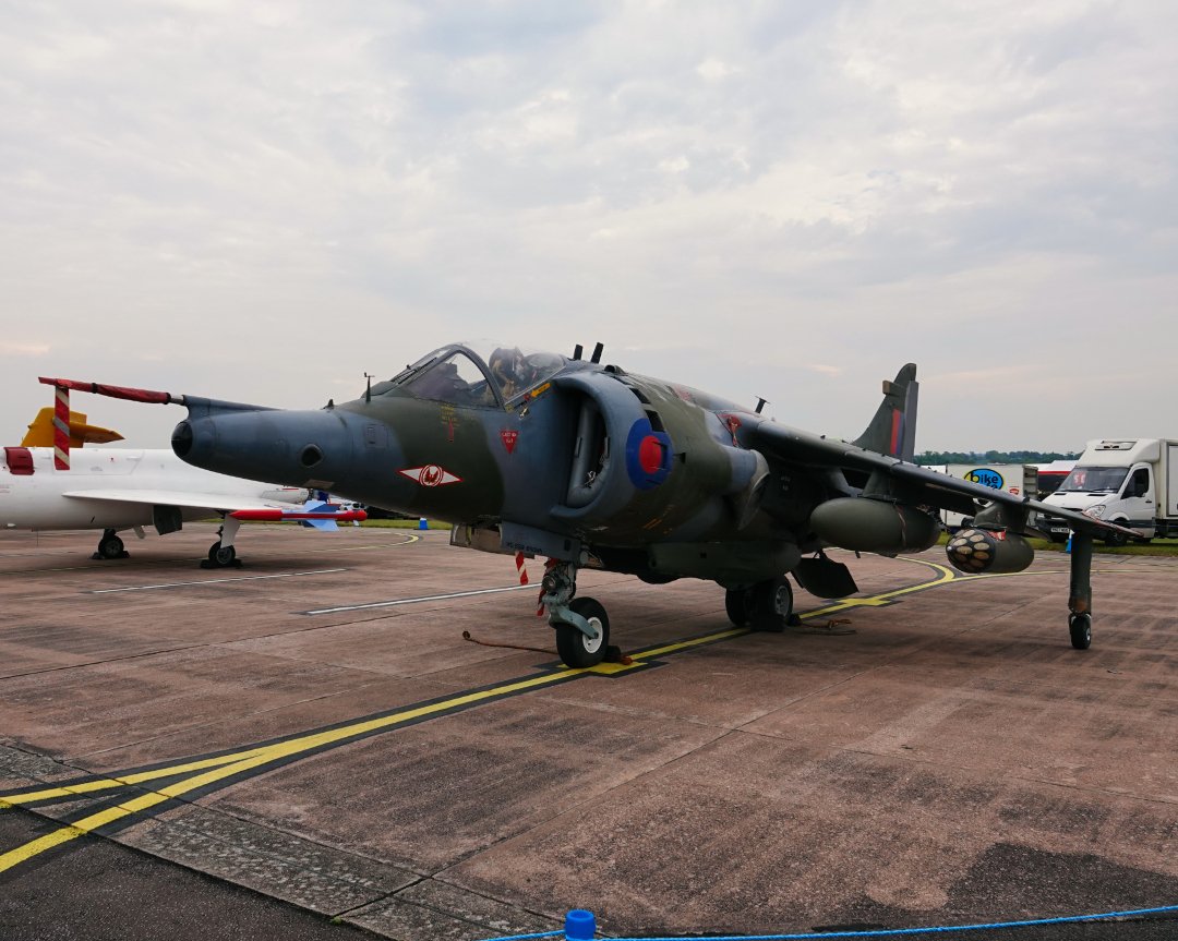 Royal Air Force Hawker Siddeley Harrier GR.3 XZ991 on static display at the 2023 RAF Cosford Air Show 11.6.23.

#rafcosford #rafcosfordairshow #cosfordairshow #cosfordairshow2023 #cosford2023 #raf #royalairforce #hawkersiddeley #harrier #hawkersiddeleyharrier #harriergr3