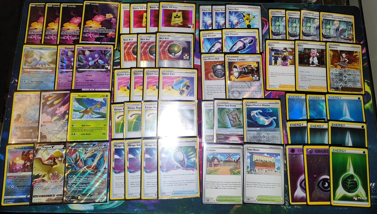 Didn't do great in Gdańsk, but oh boy, it was such a cool lost box to play! Is it good? No idea, I'd probably cut Avery for 4th Nest Ball and ten play 2nd Town Store over Artazon, but I didn't face much MUs in which Avery is relevant.
Next stop EUIC I think