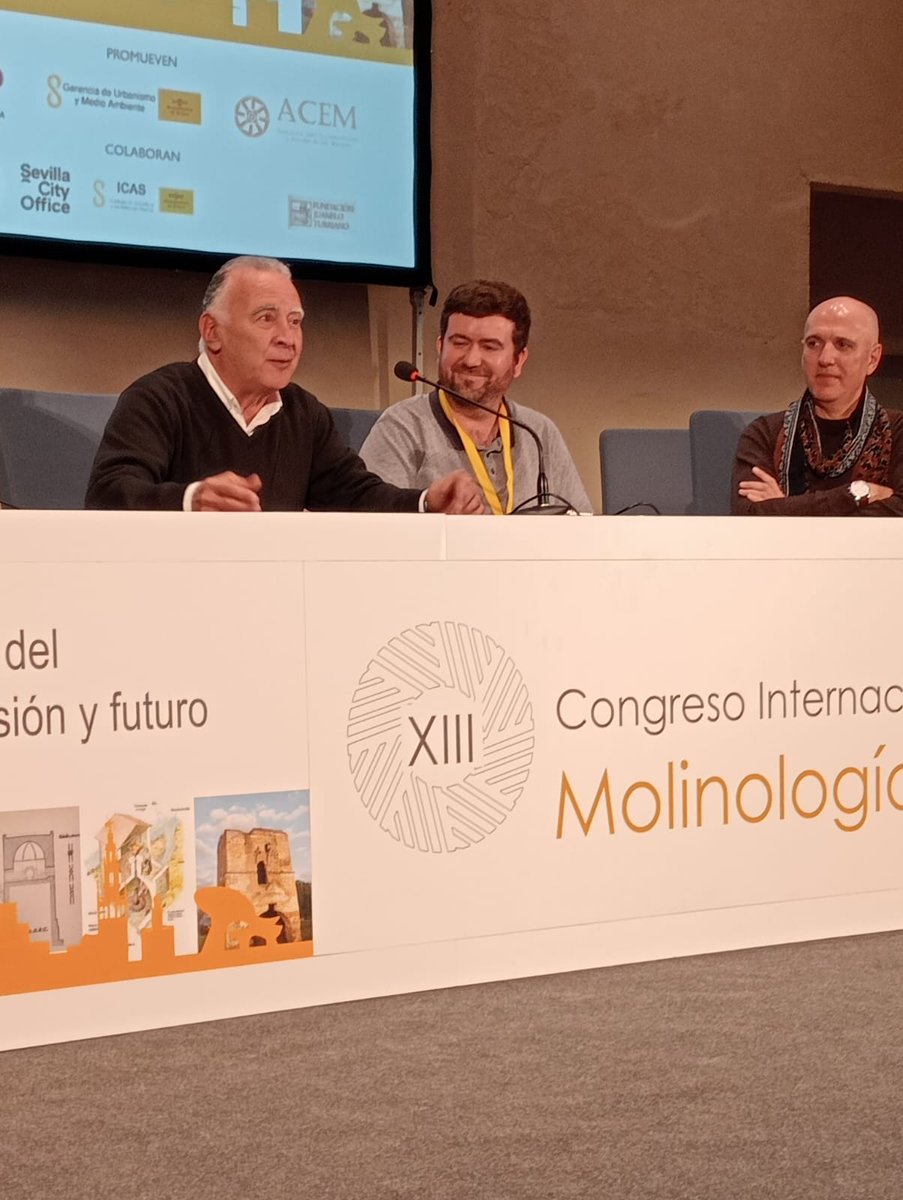 molinosACEM's tweet photo. Nuestro presidente, Pedro Jesús Fernández @soyPdro ha leído las conclusiones cientificas del congreso #CIMOSevilla y Paco Barrera, de la Gerencia de Urbanismo del Ayuntamiento de Sevilla y de los comités organizador y científico, ha dado por clausurado el XIII C. Int. Molinología https://t.co/IEL7MtIrwM