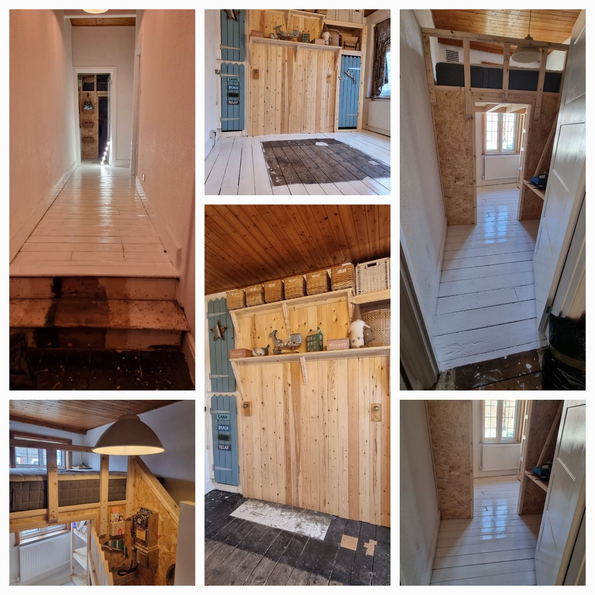 I sometimes feel that I tweet more about D.i.y, family, sport, &amp; community than I do about greetings cards &amp; gifts 'so sorry about that'. So while I'm at it this time of the year it's difficult to get carpets not to mention the cost so instead just paint the bloody floorboard.