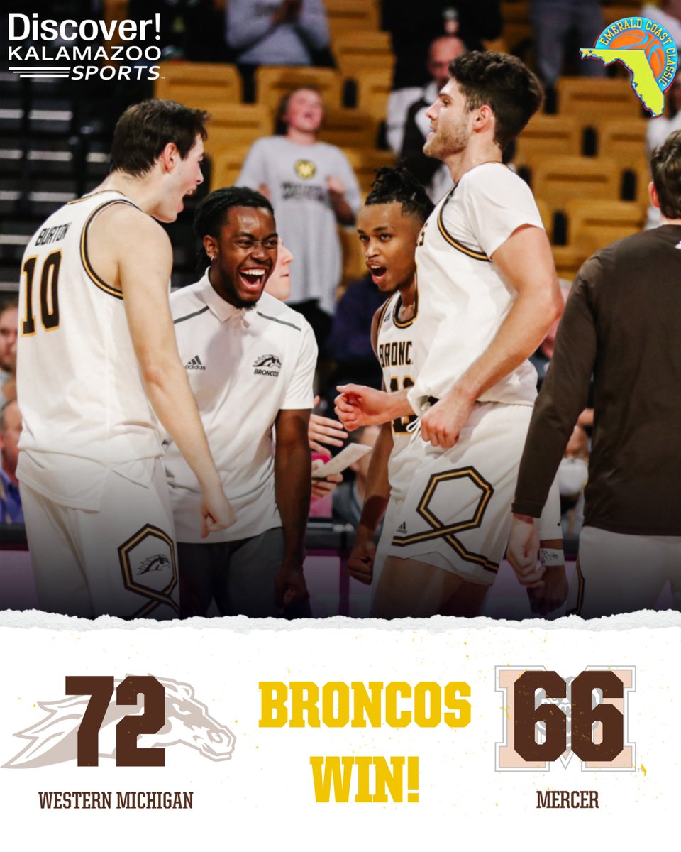 BRONCOS WIN!!! <a href="/0w3n_______/">Owen Lobsinger</a> goes for a career-high 25 points and WMU makes it a 2-0 trip down to Florida!

#BroncosReign