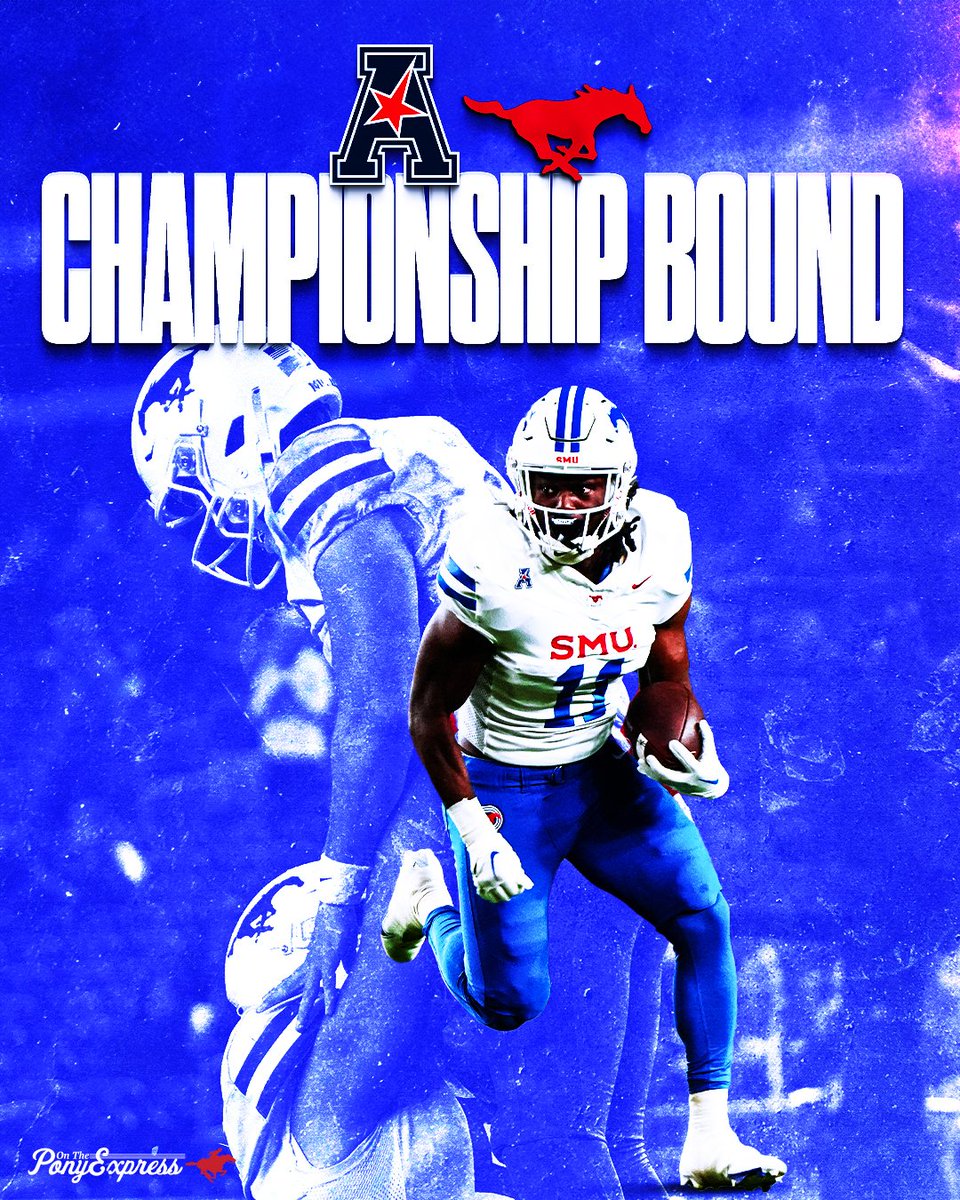 NOLA BOUND: #SMU to play for AAC Championship, faces Tulane on Saturday at 3 p.m. CT on ABC.

Mustangs are 10-2, Green Wave are 11-1.

Rhett Lashlee &amp; Co. have a chance to head to the ACC with a trophy.

Story: on3.com/teams/smu-must…

#PonyUpDallas