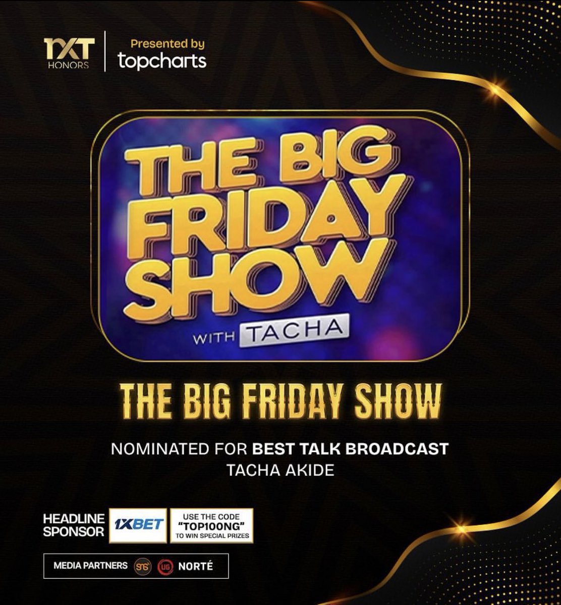@hourlytacha @shegzee2015 I vote for The Big Friday Show 
#TBFSforNXT & #NXTHonors