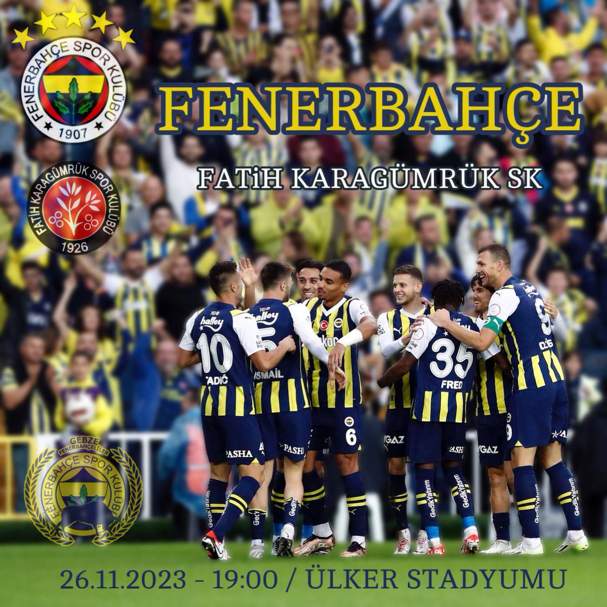 Fenerbahçe mize karagümrük maçında başarılar💛💙+3