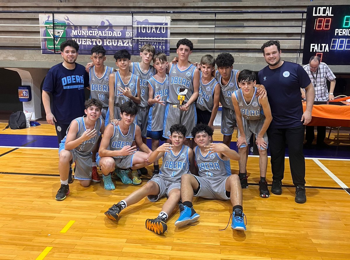 #FMBB Top 4 - Copa de Oro 🏆 
Liga B - U15 masculino disputado en Iguazú:

Cataratas B 70 - OTC 50
OTC 60 - Tokio 46 

🥉OTC logró el 3° puesto 🥉

¡Vamos Celestes! 💙
