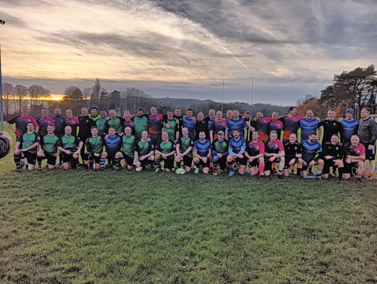 Great day at Ystragynlais rugby club today for the vets round robin. Coming away with 1 win, 1 draw and 1 loss. Thanks to @YogitsRFC for organising the day.